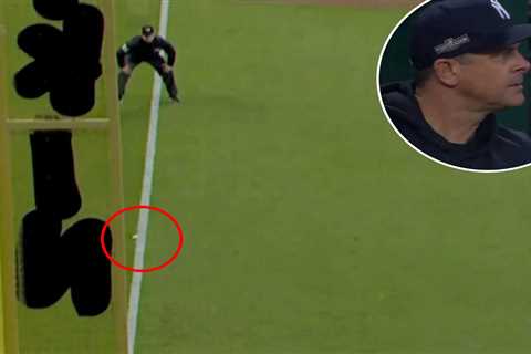 Umpire’s disputable foul call on Gleyber Torres flare thwarts Yankees chance to score in critical..