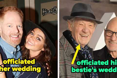 11 Famous People Who Are So Close With Their Costars They Officiated Their Weddings