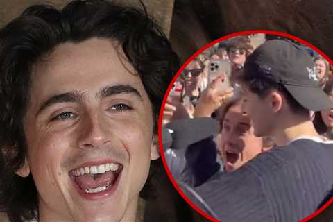 Timothée Chalamet Crashes Look-Alike Contest, Fans Go Wild