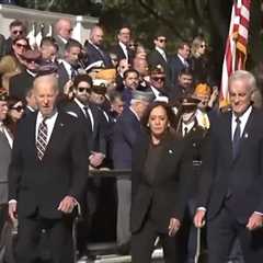 Joe Biden, Kamala Harris Out Together for 1st Time Since Election Loss