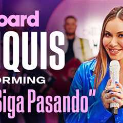 Regional Mexican Artist Chiquis Graced the Walmart Playback Stage at Billboard Latin Week..