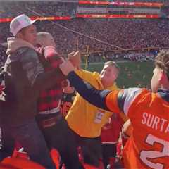 Security guard sucker-punched in wild Chiefs-Broncos fan brawl