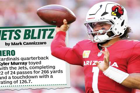 Heroes, zeros from Jets’ loss to Cardinals: Kyler Murray toyed with Gang Green