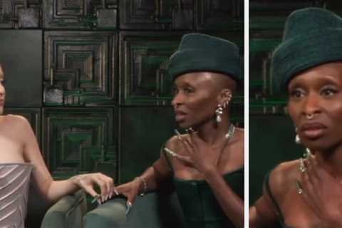 People Have Been Left Absolutely Baffled By This Bizarrely Emotional Exchange Between Cynthia Erivo ..