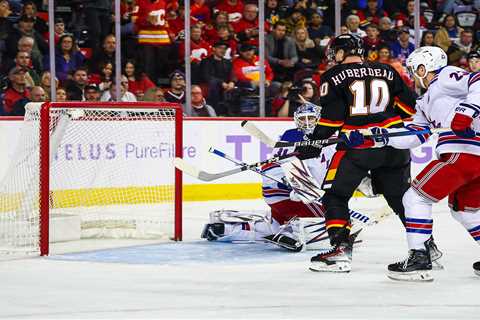 Rangers rip no call on hand pass which led to key Flames goal in loss