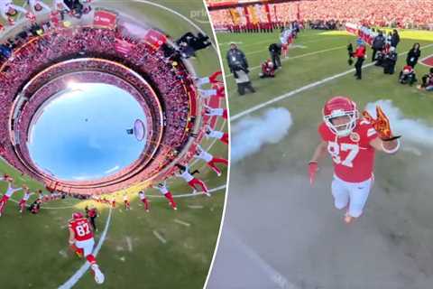 Travis Kelce’s 360-degree run-out shows Arrowhead Stadium like you’ve never seen it before