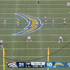 Not even Chargers teammates knew what was going on during rare free kick