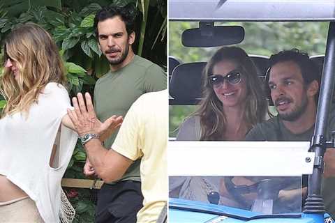 Pregnant Gisele Bündchen In Costa Rica With BF Joaquim Valente & Her Kids