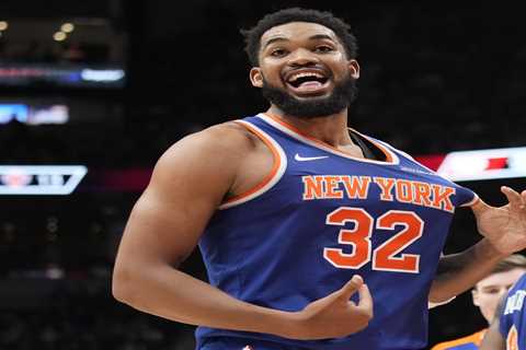 Knicks’ Karl-Anthony Towns continues to dominate glass after missing game with knee issue