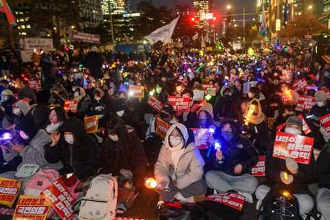 K-Pop Songs by aespa, G-Dragon, 2NE1 and Light Sticks Used By Peaceful Protesters in South Korea