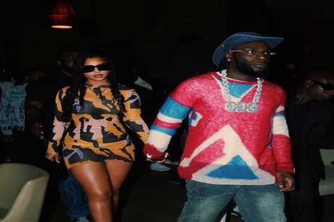 Fashion Bomb Couple Chloe Bailey and Burna Boy Make Waves in Lago in McQueen