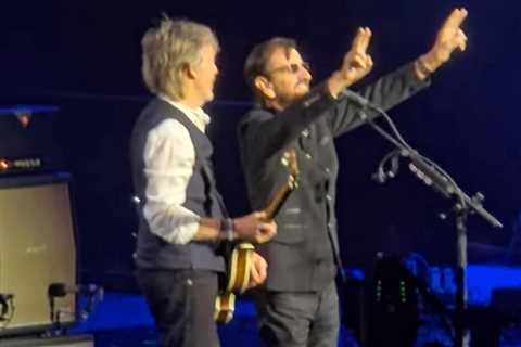 Paul McCartney Closes Tour with Ringo Starr and Ron Wood