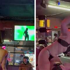 Strip Club Hosts Alabama Barker vs. Bhad Bhabie Impersonators Fight