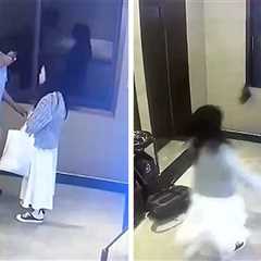 Man Leaps Through Window to Escape Argument With Girlfriend, on Video