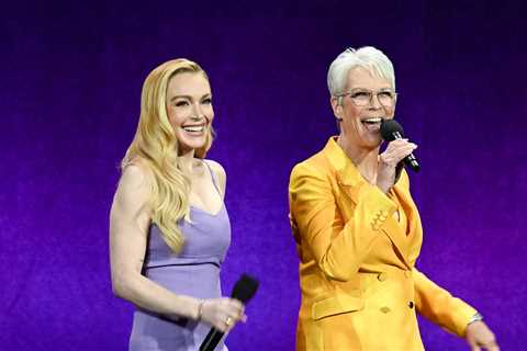 Lindsay Lohan Reunites with Jamie Lee Curtis to Promote Freakier Friday