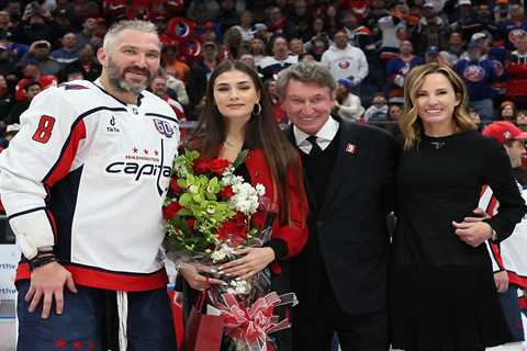 Meet Alex Ovechkin’s wife, Anastasia Shubskaya, who watched Capitals star break Wayne Gretzky’s..