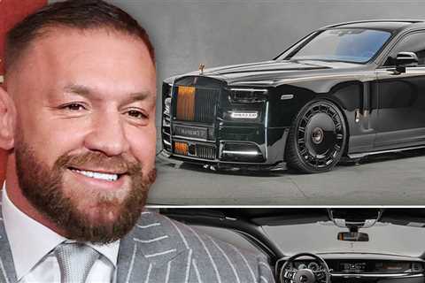 Conor McGregor Cops Custom Rolls Royce Phantom, Worth Over $1.3 Million