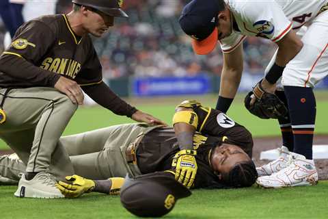Luis Arraez ‘out of the woods’ after scary collision