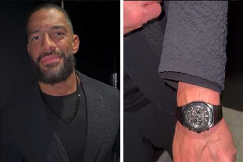 Roman Reigns Cops $450k Watch, Diamond Chains During WrestleMania Weekend