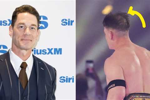 There Is No Shame In That: John Cena Showed Off The Results So Far Of His Hair Transplant