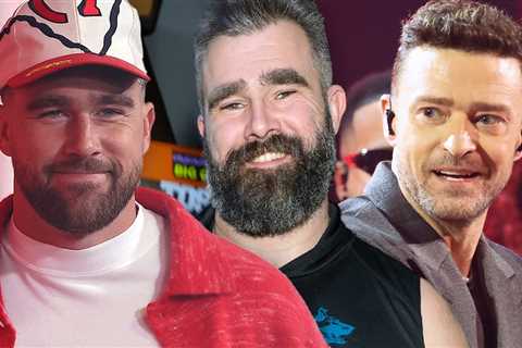 Travis and Jason Kelce Have Boys Weekend in Vegas With Justin Timberlake