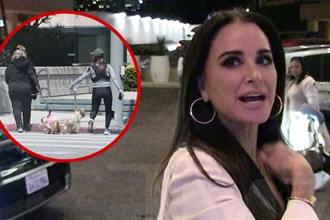 Kyle Richards Claims Woman Was Dragging Dog Before Heated Confrontation, on Video