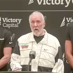 Gregg Popovich Addresses Health In Introductory Presser For New Spurs Coach