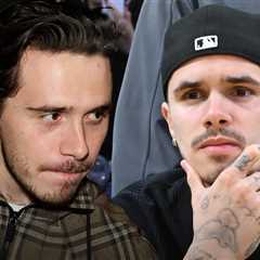 Romeo Beckham Looks Tense at Soccer Game in Paris Amid Family Drama