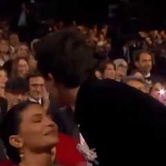Kylie Jenner's BF Timothée Chalamet Awkwardly Swerves Kiss, on Camera