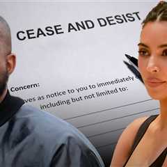 Kanye West Fires Off Cease and Desist to Kim Kardashian Over Their Kids