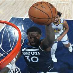 Timberwolves wallop Warriors to even series at game apiece behind big night from Julius Randle