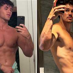 Nate Garner vs. Noah Beck Who'd You Rather?! (Studs In Towels Edition)