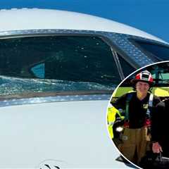 Golf legend Greg Norman details terrifying flight as windscreen shatters after ‘loud pop’