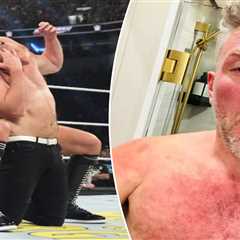 Pat McAfee gets brutalized at WWE Backlash: ‘My chest is burning’