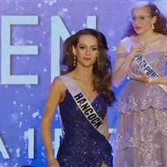 Jordon Hudson sports sour look on her face after failing to win Miss Maine USA pageant in front of..