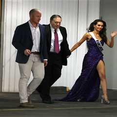 Jordon Hudson, Bill Belichick leave hand in hand after Miss Maine USA pageant letdown