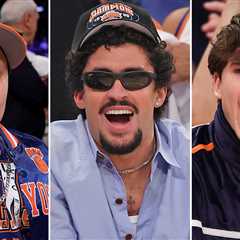 Timothée Chalamet Celebrates Knicks Win After Celeb-Packed Game