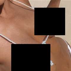 Guess Which Sexy Star Shared This Pearl Bikini Selfie?!