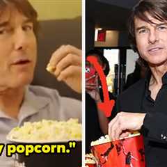 Tom Cruise Is Going Mega Viral For How He Eats Popcorn, And It's Honestly Very Funny