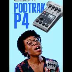 Zoom PodTrak P4: Recorder made for podcasting