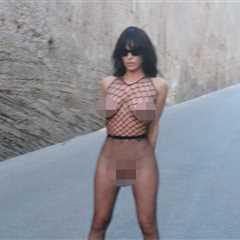 Bianca Censori Sizzles in Black Lingerie and Stilettos