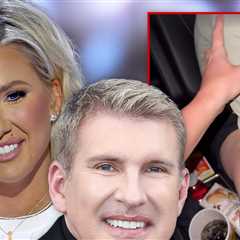 Todd Chrisley Flaunts Muscles to Carsick Savannah After Prison Exit