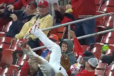 Cardinals' Nolan Arenado Lands On Small Kids After Making Insane Catch