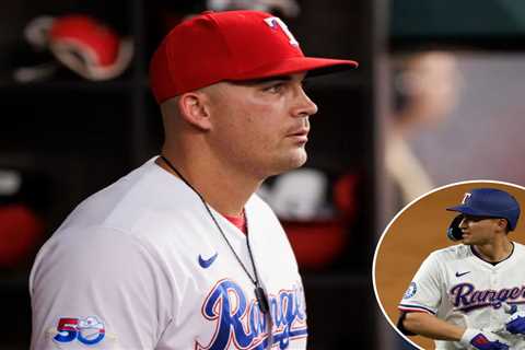 Rangers fire hitting coach after rare offensive outburst amid frustrating start