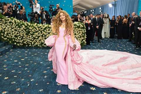 Shakira Stuns in Dreamy Pink Dress at 2025 Met Gala