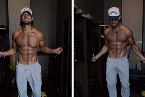 Sam Asghari Shares Very Intimate Video of Himself Jumping Rope