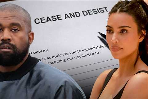 Kanye West Fires Off Cease and Desist to Kim Kardashian Over Their Kids