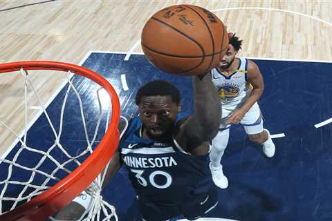 Timberwolves wallop Warriors to even series at game apiece behind big night from Julius Randle