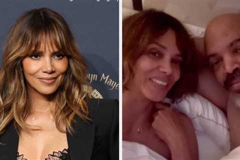 Halle Berry And Her Boyfriend, Van Hunt, Posted A Very Racy Video In Bed Promoting Her Brand’s..