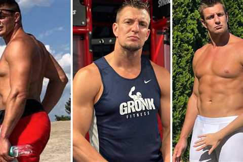 Rob Gronkowski's Shirtless Shots To Kick Off His 36th Birthday!